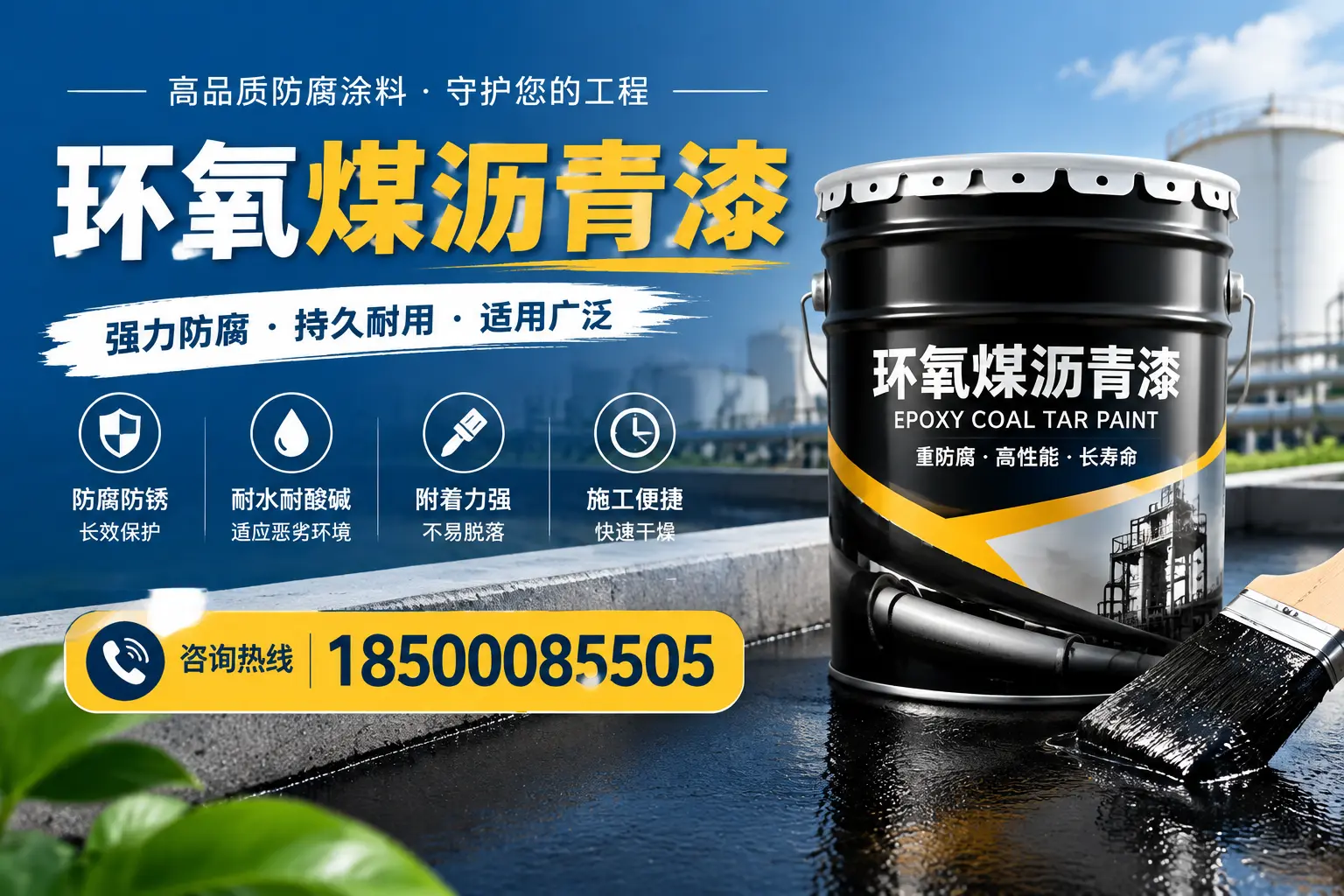环氧煤沥青漆的环保特性与市场前景
