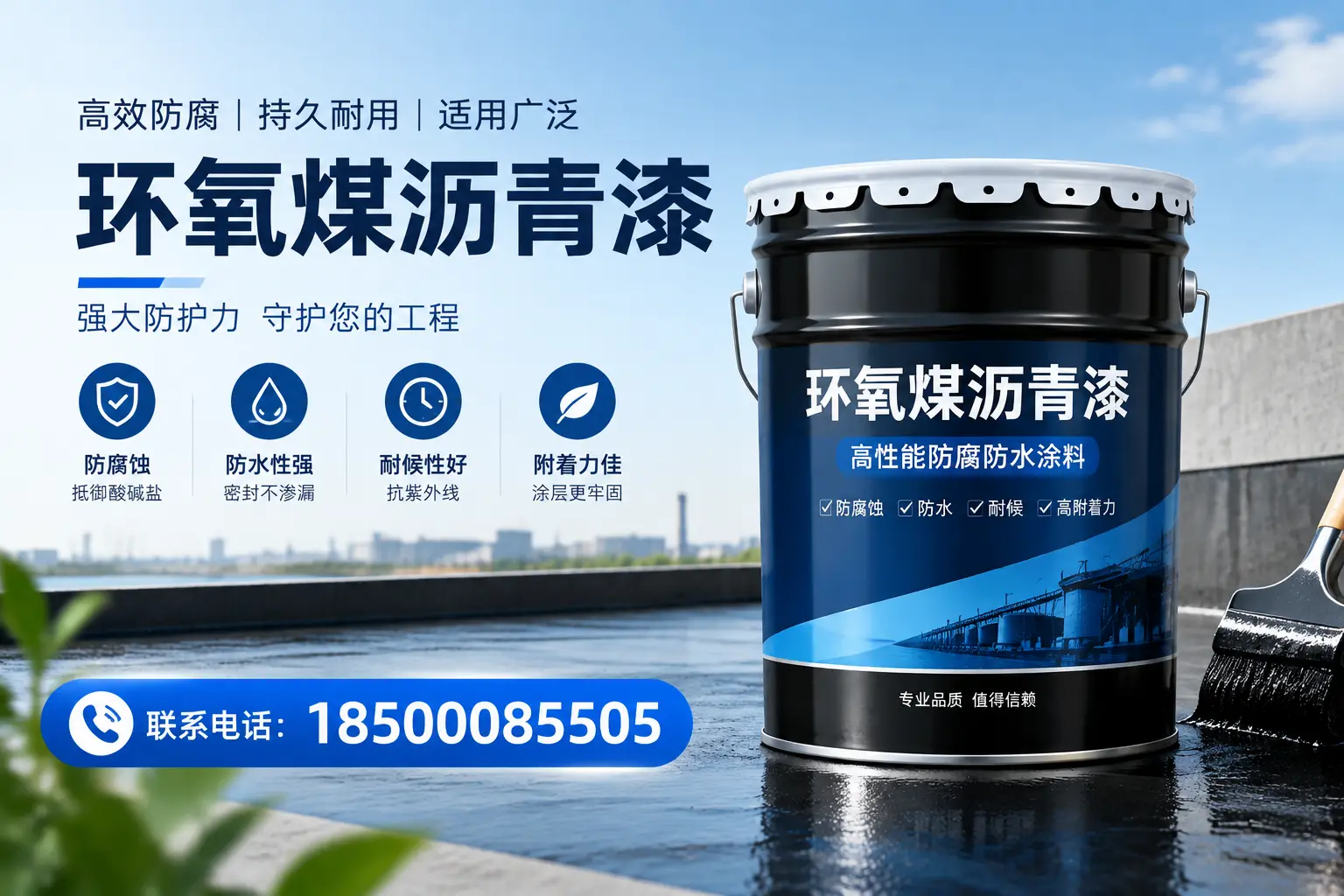 环氧煤沥青漆的施工方法详解,助力济宁企业高效完成项目